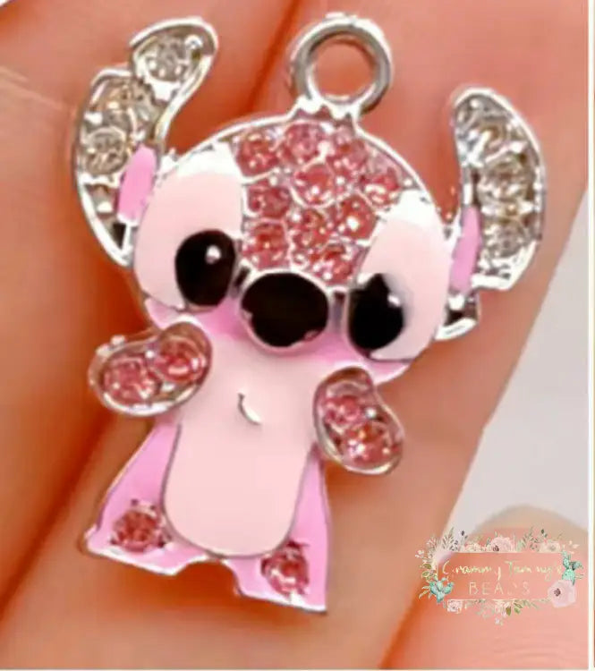 Charms - Rhinestone Milo - One Count Charm
