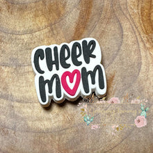 Load image into Gallery viewer, Cheer Mom Silicone Focal Bead
