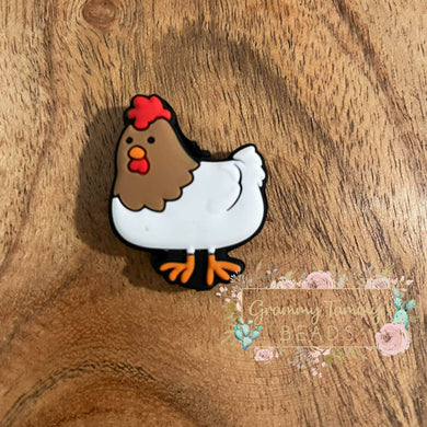 Chicken - Silicone Focal Bead