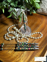 Load image into Gallery viewer, Christmas Beadable Pen - Green #115
