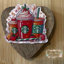 Load image into Gallery viewer, Christmas Hot Chocolate - Glitter Flatback Glitter Flatback
