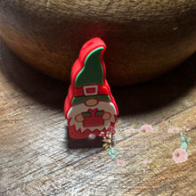 Load image into Gallery viewer, Christmas Present Gnome Silicone Focal Bead Beads
