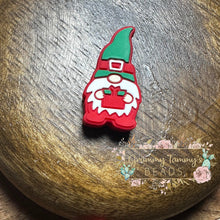 Load image into Gallery viewer, Christmas Present Gnome Silicone Focal Bead Beads
