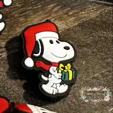 Christmas Snoopy Silicone Focal Bead Silicone Focal Bead