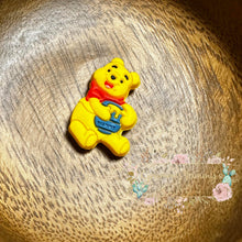 Load image into Gallery viewer, Chubby Honey Bear Silicone Focal Bead
