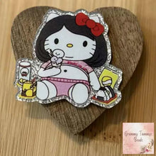 Load image into Gallery viewer, Chunky Cat Glitter Flatbacks Glitter Flatback
