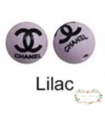 CiCi 15mm Silicone Bead - Lilac 15mm Round Silicone Beads