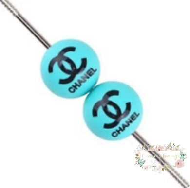 Cici 15Mm Turquoise Silicone Bead Round Beads