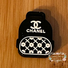 Load image into Gallery viewer, CiCi Black BackPack - Silicone Focal Bead Silicone Focal Bead

