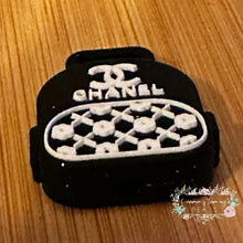 Load image into Gallery viewer, CiCi Black BackPack - Silicone Focal Bead Silicone Focal Bead

