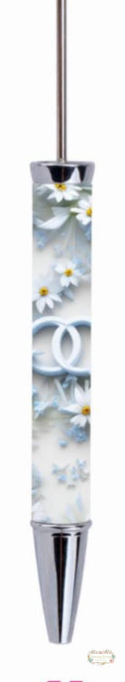 CiCi Daisy White Beadable Pen Beadable Pen
