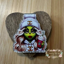 Load image into Gallery viewer, CICI Green Girl Glitter Flatback Glitter Flatback
