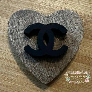 CiCi Silicone Focal Bead - Black Focal