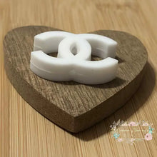 Load image into Gallery viewer, CiCi - White Silicone Focal Bead Focal Beads

