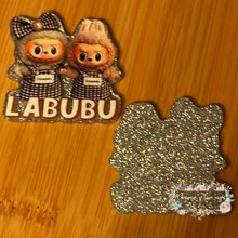 Load image into Gallery viewer, CiCi Monster - Silver Glitter Flatback Glitter Flatback
