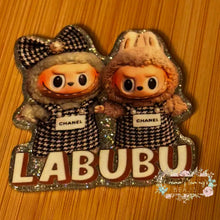 Load image into Gallery viewer, CiCi Monster - Silver Glitter Flatback Glitter Flatback
