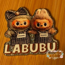 Load image into Gallery viewer, CiCi Monster - Silver Glitter Flatback Glitter Flatback
