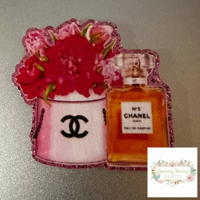 CiCi Perfume and Flowers Glitty Flatback Glitter Flatback