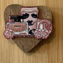 Load image into Gallery viewer, CiCi Perfume &amp; Coffee - Pink Glittler Flatback Glitter Flatback
