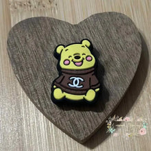 Load image into Gallery viewer, CiCi Pooh Silicone Focal Bead - One Count Silicone Focal Bead
