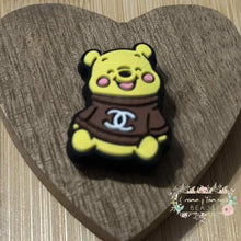 Load image into Gallery viewer, CiCi Pooh Silicone Focal Bead - One Count Silicone Focal Bead
