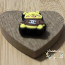 Load image into Gallery viewer, CiCi Pooh Silicone Focal Bead - One Count Silicone Focal Bead
