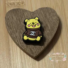 Load image into Gallery viewer, CiCi Pooh Silicone Focal Bead - One Count Silicone Focal Bead
