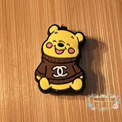 CiCi Pooh Silicone Focal Bead Silicone Focal Bead