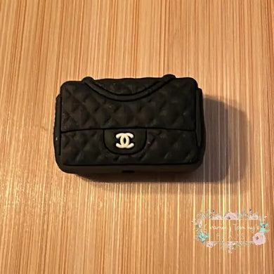 CiCi Purse Black Silicone Focal Bead Silicone Focal Bead