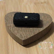 Load image into Gallery viewer, CiCi Black Purse #1 Silicone Focal Bead Silicone Focal Bead
