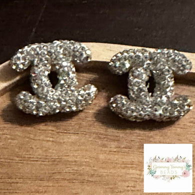 Cici Silver Rhinestone Acrylic Bead Designs