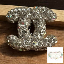 Load image into Gallery viewer, Cici Silver Rhinestone Acrylic Bead Designs
