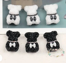 Load image into Gallery viewer, Rhinestone Bears - 1 Count Fancy Bear Bead
