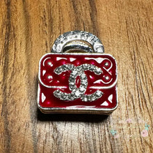 Load image into Gallery viewer, CiCi Rhinestone Purse - Double Sided - Red Acrylic Rhinestone Purse
