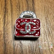 Load image into Gallery viewer, CiCi Rhinestone Purse - Double Sided - Red Acrylic Rhinestone Purse
