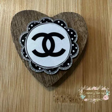 Load image into Gallery viewer, CiCi Round - Silver Glitter Flatback Glitter Flatback
