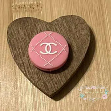 Load image into Gallery viewer, CiCi Pink Round with Dots Silicone Focal Bead Silicone Focal Bead
