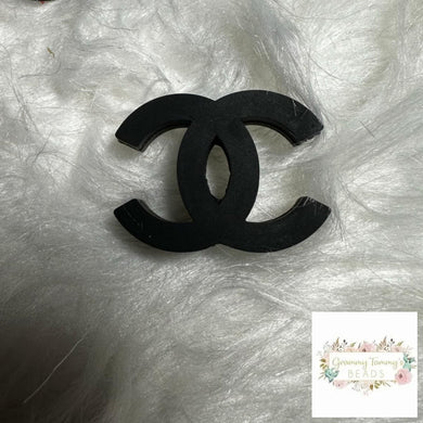 Cici Silicone Focal Bead - Black