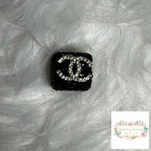 Load image into Gallery viewer, Cici Square Black Rhinestone Bead Designs
