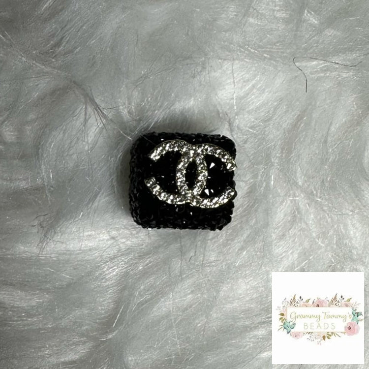 Cici Square Black Rhinestone Bead Designs