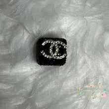 Load image into Gallery viewer, Cici Square Black Rhinestone Bead Designs
