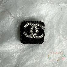 Load image into Gallery viewer, Cici Square Black Rhinestone Bead Designs
