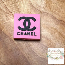 Load image into Gallery viewer, CiCi Pink Square PVC Focal Bead PVC Focal Bead
