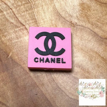 Load image into Gallery viewer, CiCi Pink Square PVC Focal Bead PVC Focal Bead
