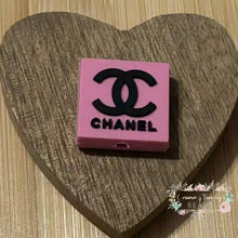 Load image into Gallery viewer, CiCi Pink Square PVC Focal Bead PVC Focal Bead
