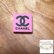Load image into Gallery viewer, CiCi Pink Square PVC Focal Bead PVC Focal Bead
