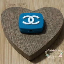 Load image into Gallery viewer, CiCi Turquoise PVC Focal Bead - One Count Silicone Focal Bead
