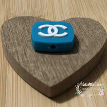 Load image into Gallery viewer, CiCi Turquoise PVC Focal Bead - One Count Silicone Focal Bead

