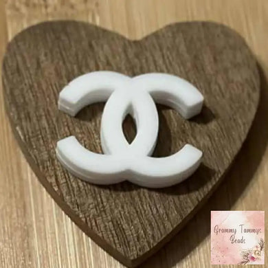 CiCi - White Silicone Focal Bead Focal Beads