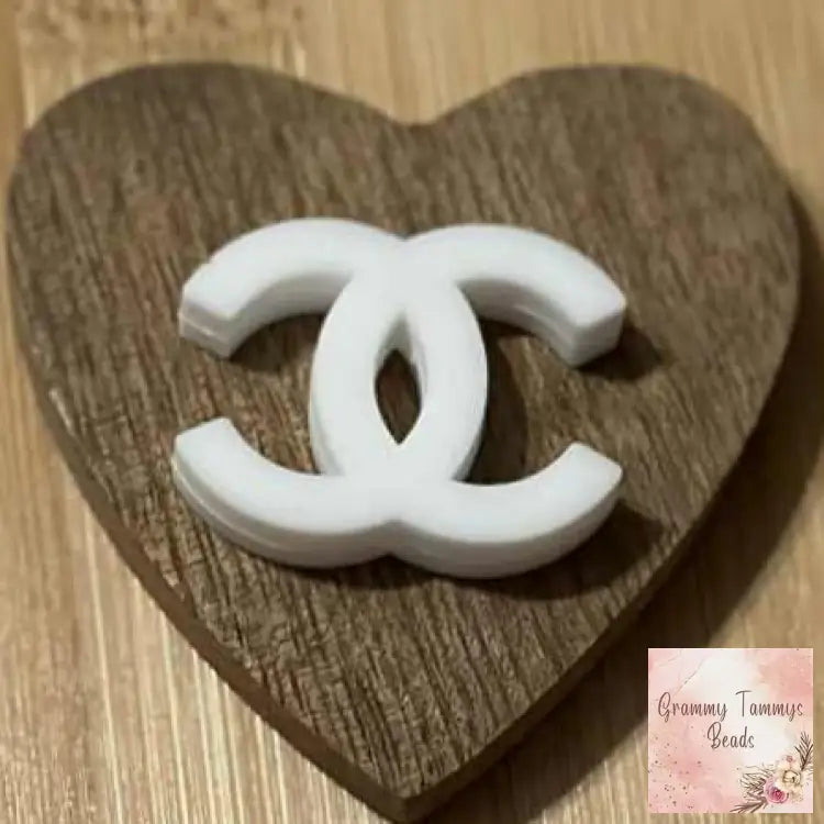 CiCi - White Silicone Focal Bead Focal Beads